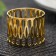 Ring for Napkin "Whole Wick", 4.5 × 3.5 cm, gold color