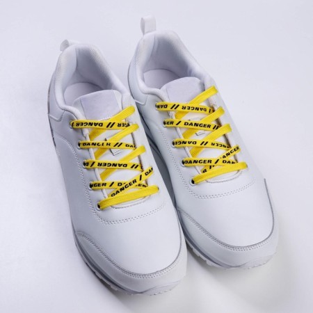 Danger laces 110x1cm, yellow-2