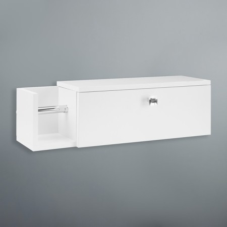 Cabinet of hinged "psh note 70" horizontal with a holder for paper, 70 x 19 x 20 cm