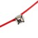 Domestico-a figure "fishing worm" with a bell, 30 cm, blue