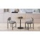 Dining table "Dale", 750 × 750 × 743 mm, Amber oak color
