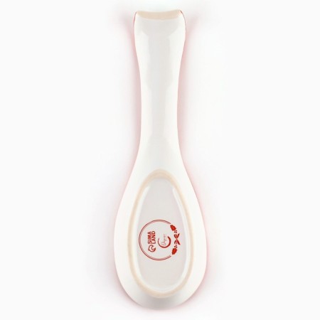New Year! New Year's ceramic stand under the spoon "Hut", 7 x 22.3 cm, white color-2