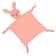 Toy - Comforter "Bunny", rattling, dusty rose, mum & Baby