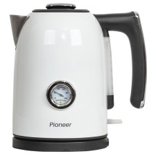 Pioneer KE560M teapots, metal, 1.7 l, 2200 watts, white