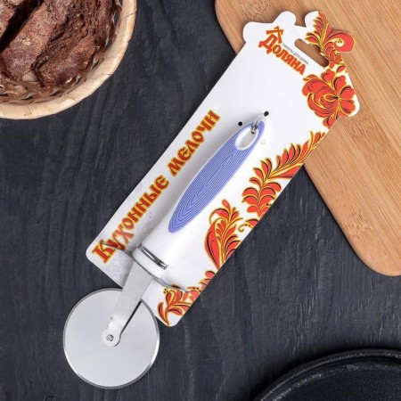A knife for pizza and dough Style, 21 cm, handle SOFT-TOOCH, MIX color-2