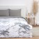 Lovelife cover Euro Maxi White Marble, 240*210 ± 5cm, microfiber, 100% p/e