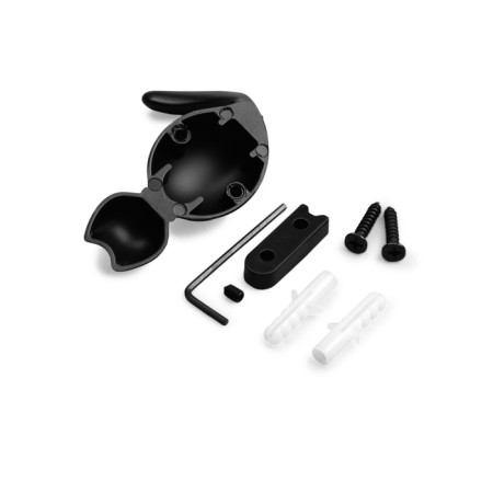 Furniture hook cappio cat, one -rod, black-4