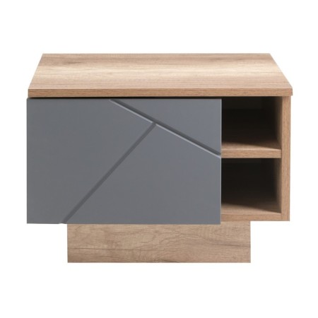 Bedside table, 500x402x366, oak canyon/ software graphite MDF-2
