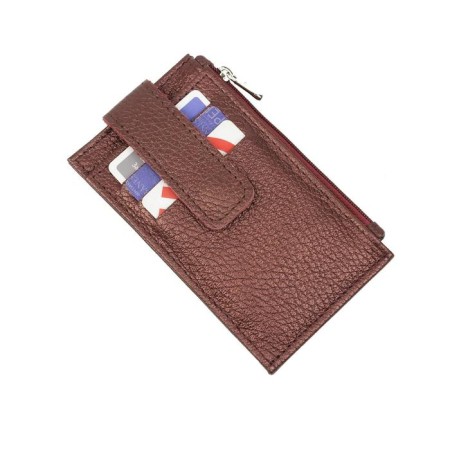 Cartholder on the button, brown color