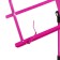 Pupiter H-155 cm, stand for notes 50 x 28 cm, fuchsia