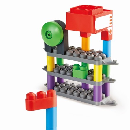 CHILDER OF CHILDREN POLYM "Rainbow Train", 63 elements-1