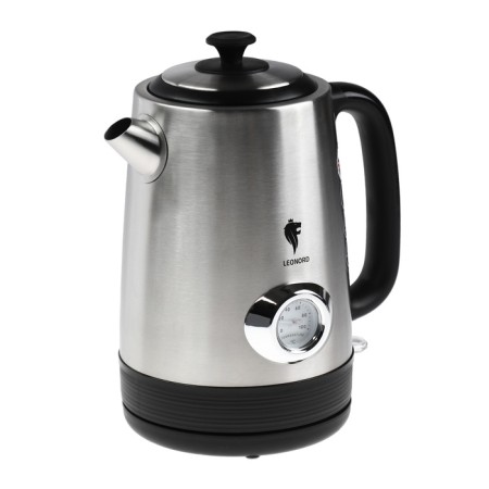 Electric kettle Leonord Le-1516, metal, 1.7 l, 2200 watts, silver