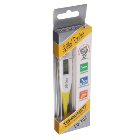 Electronic thermometer Little Doctor LD-302, moisture-proof, flexible case, memory-3