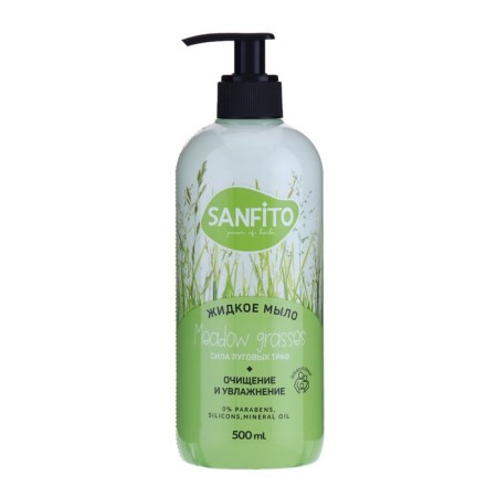 Sanfito liquid soap Energy, the force of meadow herbs, 500 ml