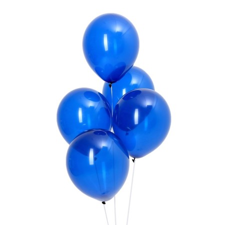 Latex ball 12 ", pastel, set 100 pcs., Color Dark Night (Night Blue)-1