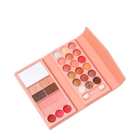 A set of decorative cosmetics (highlighter, shadows for eyebrows, blush, glitter, eye shadow)-1