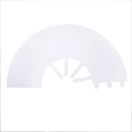 Veterinary collar with a mount on a collar, height 15 cm (without a collar)-2