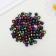 A set of plastic beads "Astra" 6 mm, 2 types of 20 g, (66882)