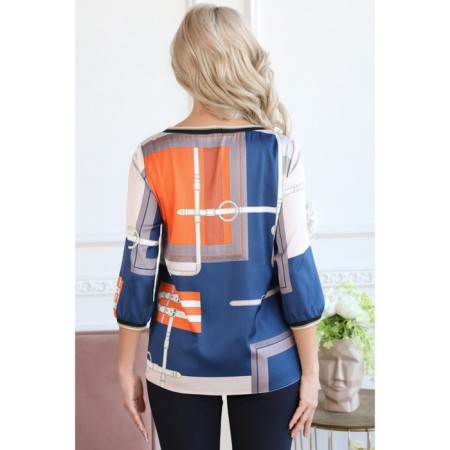 Female jumper, size 46, orange color-10