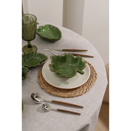 Serving share "Leaf", 20.2 × 2.2 cm, green color-8