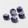 Bead "Paints", 1.1 × 0.8 color white-violet