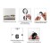 Walls Wall Interior, 3D "Enderlin", sticker, large, D-120 cm