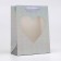 Packet Holography with the window "Heart", "Silver" s 23.5 x18 x 8.5 cm