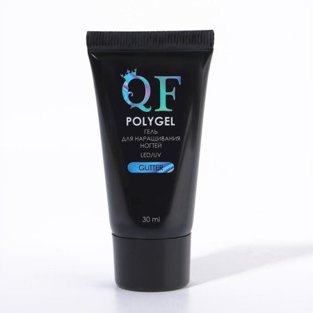 Polygel for building Glitter, 3 phase, 30 ml, LED/UV-2