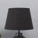 LUEZE table "Louise" 1x40W E27 Black 25x25x38, 5cm