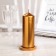 Candle "Column", coffee-gold, 5.5 × 15cm