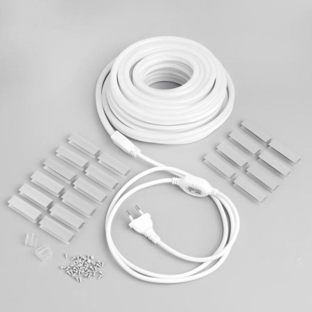 Flexible neon Uniel 8 × 16 mm, IP67, 10 m, SMD2835, 120 LED/m, 220 V, white glow-2