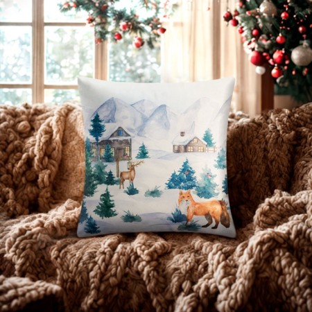 Case on the pillow Ethel "Winter", 40*40 cm, 100 p/e, velor