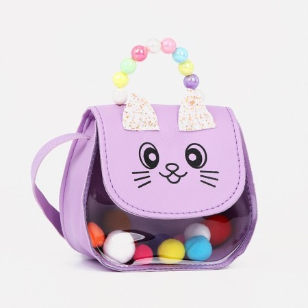 Baby bag on magnet, lilac color