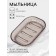 Soap dish "aurora" 13x9x2 cm, brown color