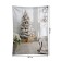 Decorative panel with photo printing "Atmosphere of Christmas", vertical, size 150x200 cm