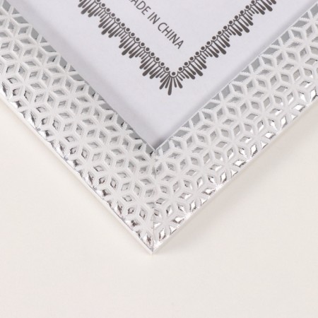 Photo frame Plastic format A4 "Silver Crystals" White 1.3x25.4x34.1 cm-1