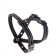 Leather harness on felt, adjustable multi-sized, Osh 22-30 cm, fire 28-36 cm, 1.2 cm, mix