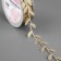 Figure tape "Leaves", 25 mm, 9 ± 0.5 m, gold color