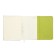 Leduced A5 Diary, 160 sheets, Devente.irene, solid combined cover of artificial leather, cream block 70 g/m2, mint