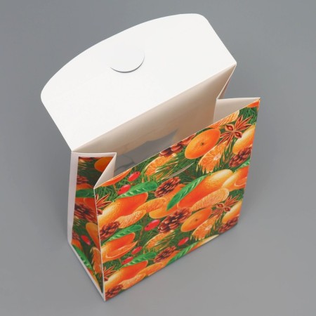 Folding box "Winter spins", 15 x 7 x 22 cm, New Year-6