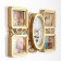 Wall clock, series: photo frames, "love", discrete move, 50 x 25 cm, dial 20.7 x 15 cm 92370