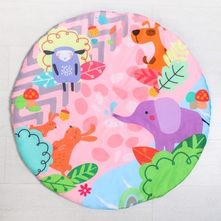 Developing rug "Elephant", with arcs, tent, 70x53x0.5-1