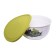 A set of 2 ceramic salad bowls with silicone covers, 0.6/1.2 l