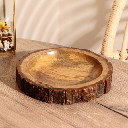 Trays of wood (set 3 pcs) 30x30 cm, 25x25 cm, 20x20 cm-4