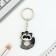 Acrylic keychain "Raccoon", 7.2 x 14 cm