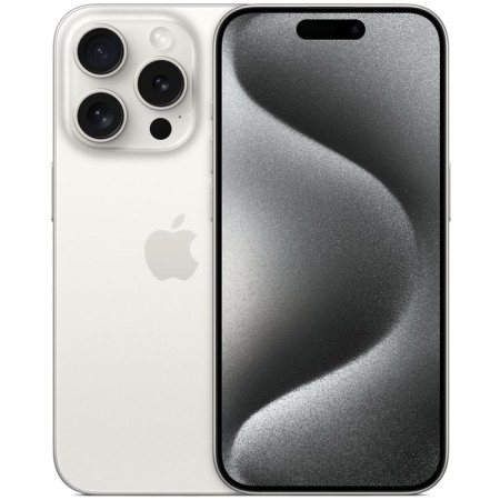 Smartphone Apple A3104 iPhone 15 Pro 256GB white titanium monoblock 3G 2SIM 6.1 "1179x2556 iOS 17 48mpi