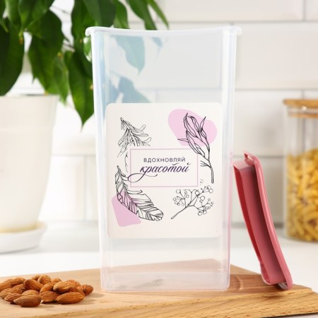 Bank for bulk products "Enjoy Beauty" 1.9 L-1