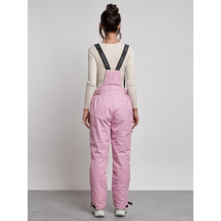 Semi -combinezone ski insulated female winter, size 48, pink color-2