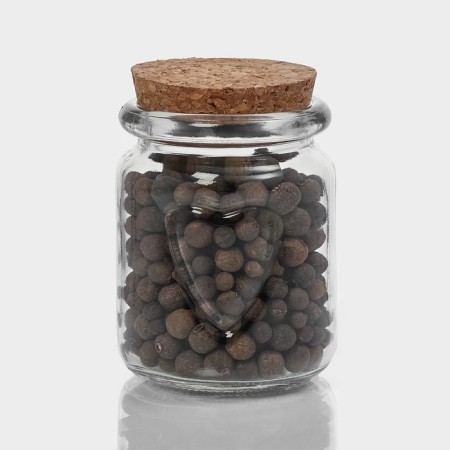 Glass jar for spices with a cork lid "Parfa", 135 ml, 6 × 7.5 cm-3