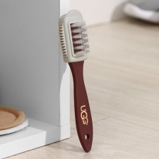 Triple brush for shoes: suede, nubuk, velor, 15 × 4 cm